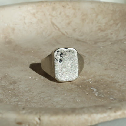 Distressed Signet Ring