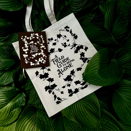 A Field Guide to Being Alone Journal + Tote Bundle