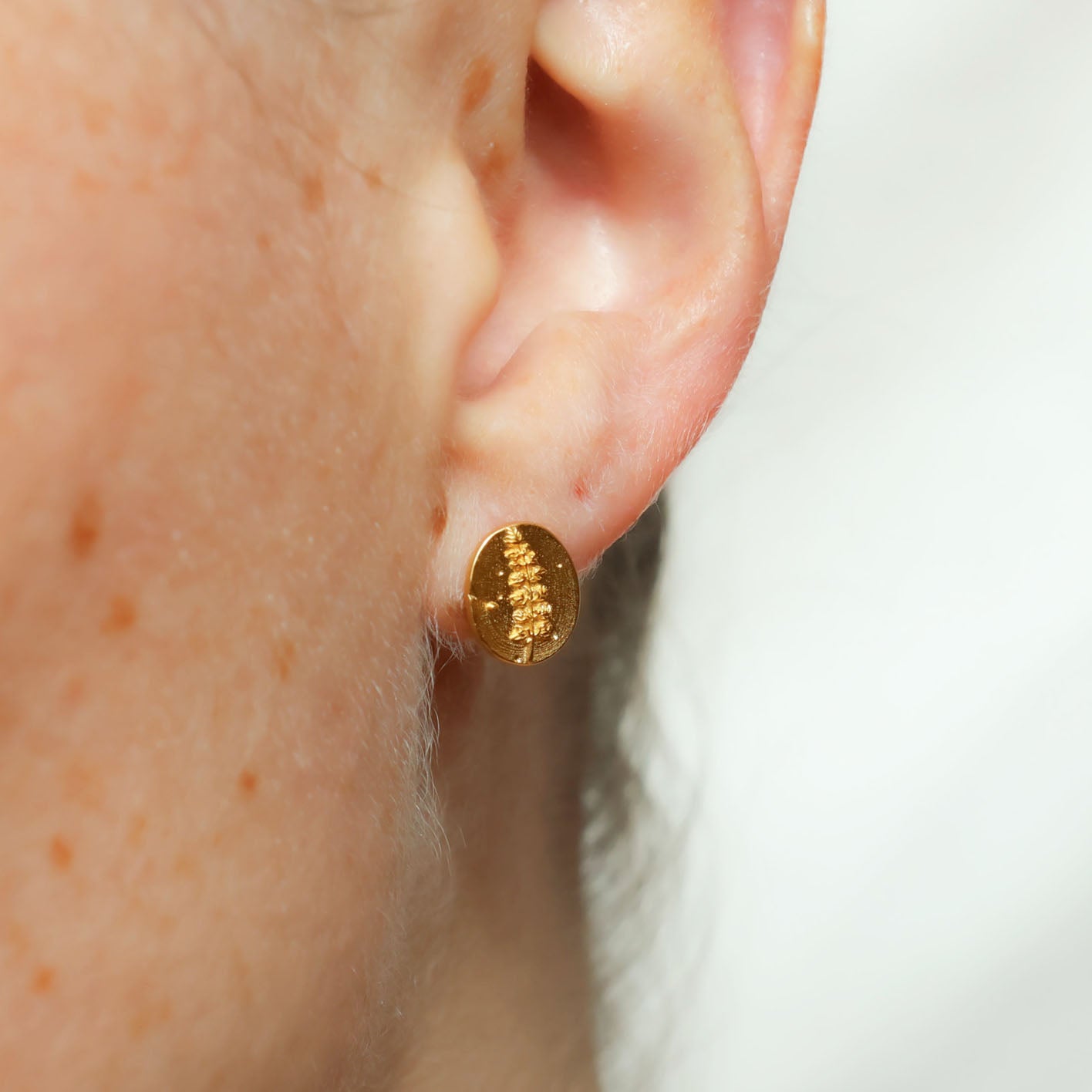 Lupine Coin Earrings