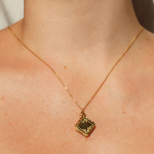 Locket Necklace - Gold