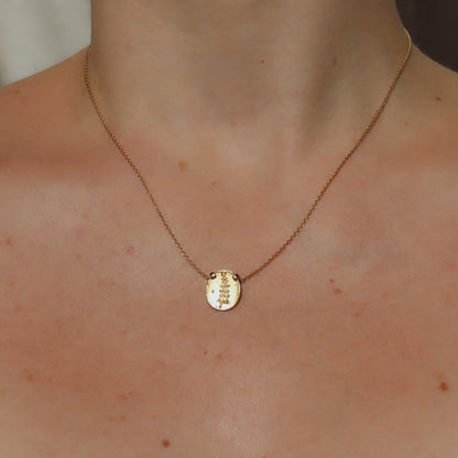 Lupine Coin Pendant