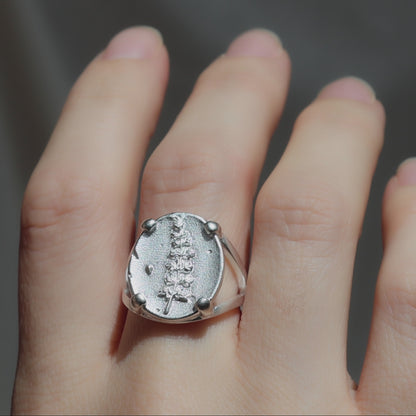 Lupine Coin Ring