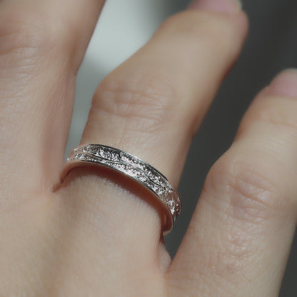 Embossed Vine Ring