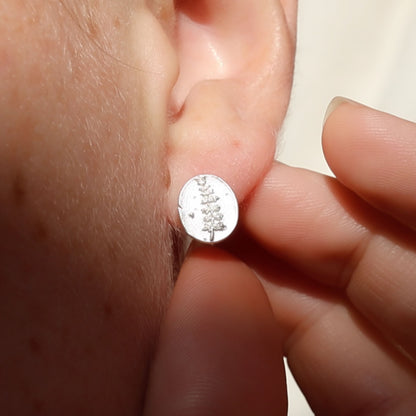 Lupine Coin Earrings