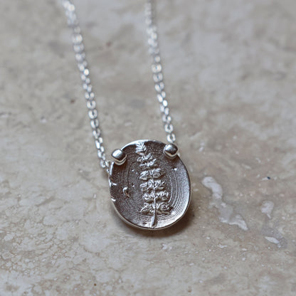 Lupine Coin Pendant