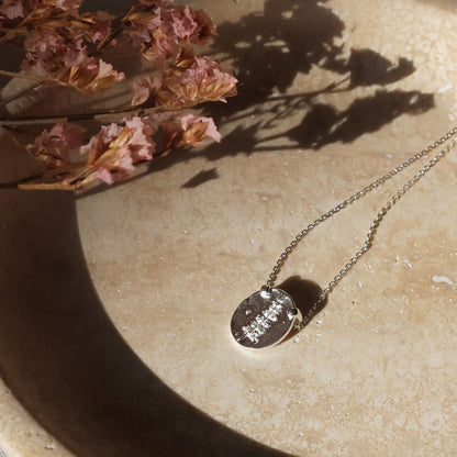 Lupine Coin Pendant