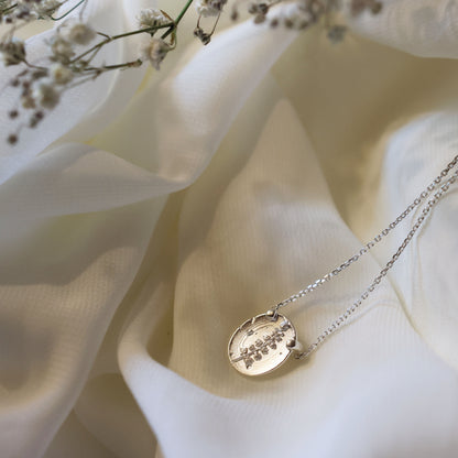 Lupine Coin Pendant