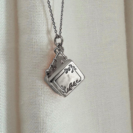 Locket Necklace - Silver